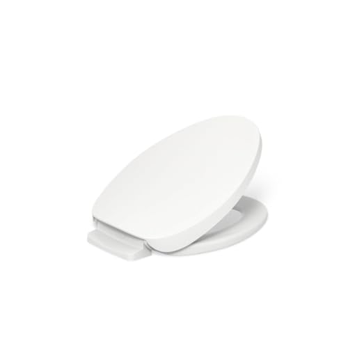 KOHLER 10349-0 PureWarmth Heated Elongated Toilet Seat, Soft Close Toilet Seat, Quiet-Close, Slow Close, Night Light, White