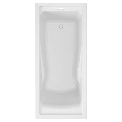 American Standard 2422V002.020 Evolution 5 ft. x 32 in. Deep Soaking Tub with Reversible Drain, White, 60 or More gal