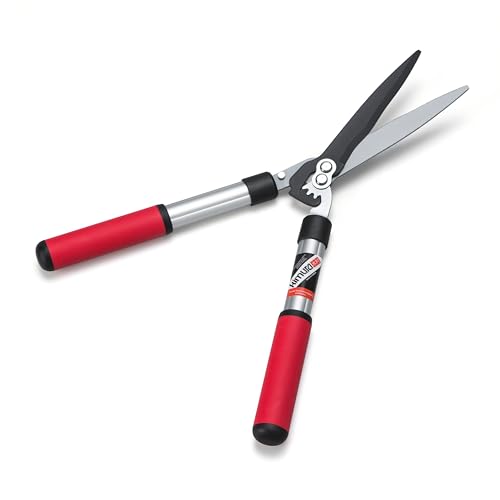 Kimura® Pro Heavy Duty Hedge Shears - Premium Garden Clippers with Patented Gearing Technology, Ultra Lightweight Aluminium Handles, Japanese SK5 Steel Blades, Ideal Shears for Gardening - 22