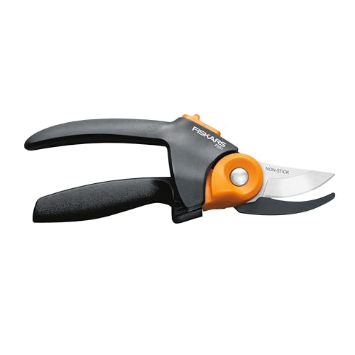 Fiskars Pruning Shears, Bypass Pruner that Cuts Through Stems up to 3/4-Inch, PowerGear Technology For More Power on Every Cut