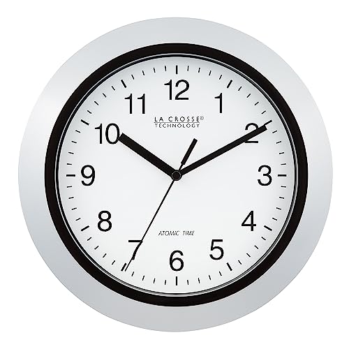 La Crosse Technology WT-3102S Atomic Analog Wall Clock, 10