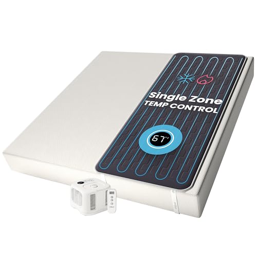 Chilipad Cube Bed Cooling System - Cooling & Heating Mattress Topper, Set Individual Bed Temperature, Cool Sleep Enhancement, Temp Range of 60-115°F, ME Half Queen Bedsize (30