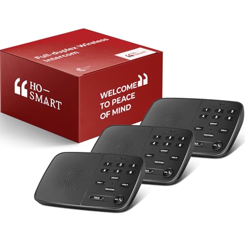 Hosmart Wireless Home Intercom 3-Pack