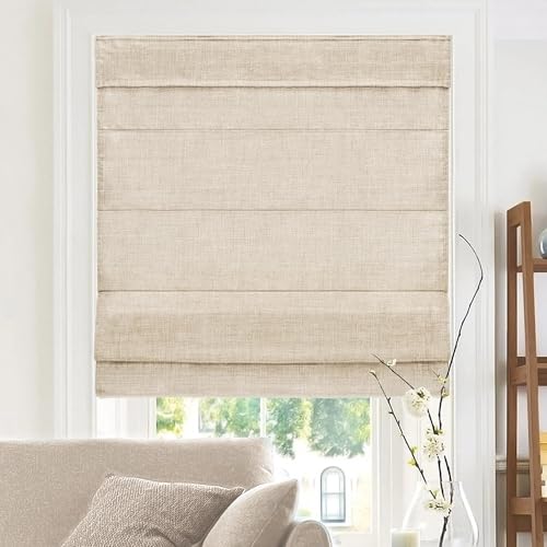 CHICOLOGY Roman Shades for Windows , Window Treatments , Roman Shades , Roman Window Shades , Room Darkening Shades , Window Shades , 34