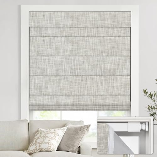 UNISHADES no Drill Cordless Roman Shades for Windows, 20