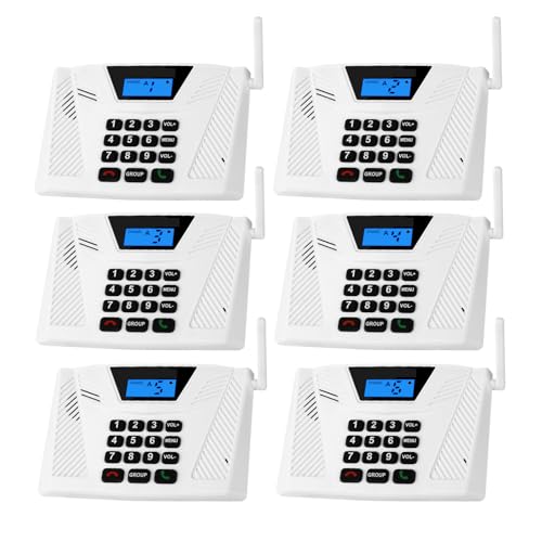 SANZUCO Wireless Home Intercom System (6-Pack)