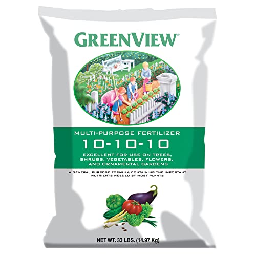 GreenView Multi-Purpose Fertilizer, 33 lb. Bag - NPK 10-10-10