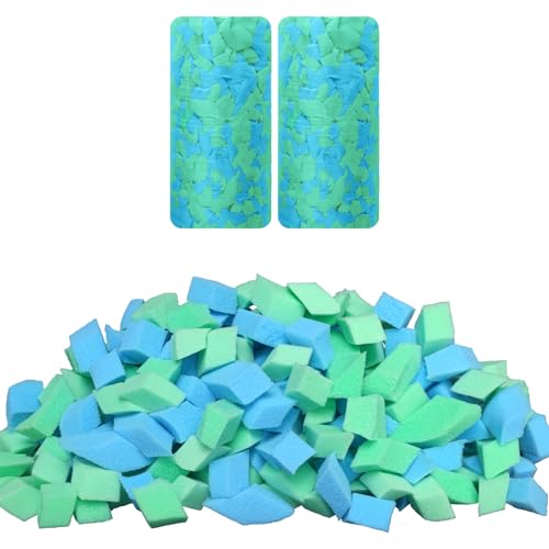 BBGDIPG Bean Bag Filler, 10 Pounds Comfortable and Soft Shredded Memory Foam Filling Without Gel, Premium Random Colors BeanBag Stuffing for Various Pillows/Punching Bag/Couch Cushions/Pouf/Dog Bed