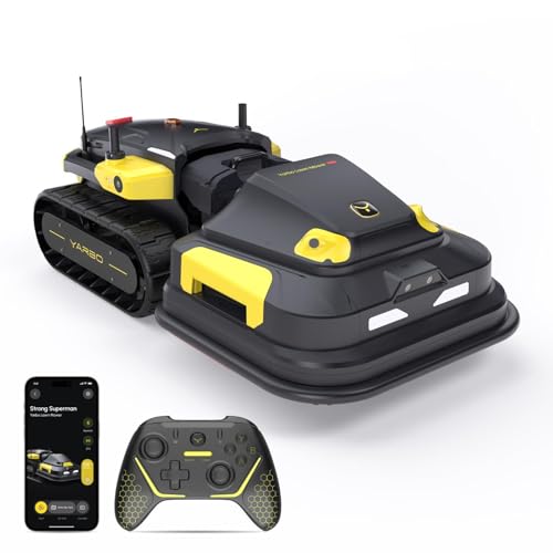 YARBO Robot Lawn Mower Pro with Modular Design for Large Yard up to 6 Acres, Remote Control Robotic Lawnmower with 0.8