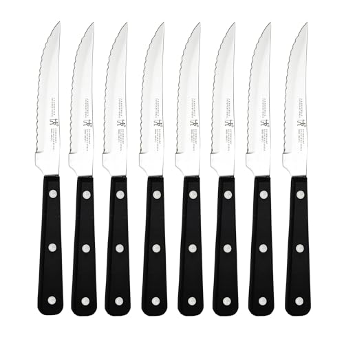 HENCKELS Razor-Sharp Steak Knife Set of 8, German Engineered Informed by 100+ Years of Mastery