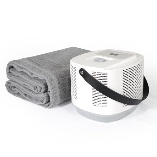 Comfort for Beds,Bed Water Cooling System with Portable Cooling Mattress & Heater(54°F-115°F), Quiet Operation,with Blankets Zone Any Size Bed，for Indoor