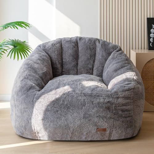 MAXYOYO Oversized Faux Fur Bean Bag Chair
