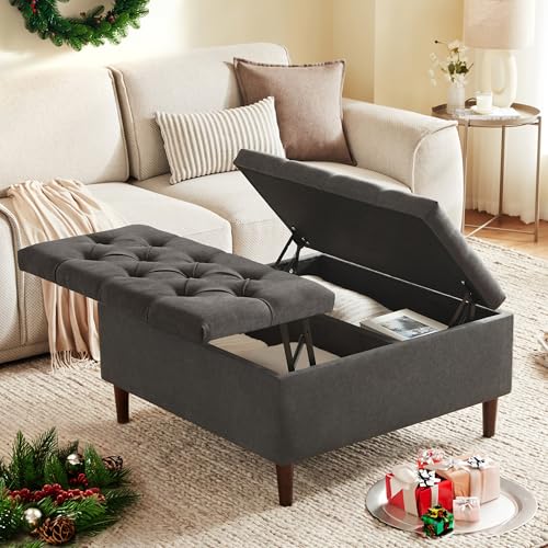 Weture Large Square Storage Ottoman