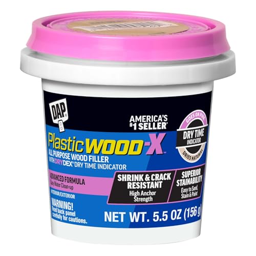 DAP Plastic Wood-X with DryDex Wood Filler, Natural, 5.5 Oz (7079800540)