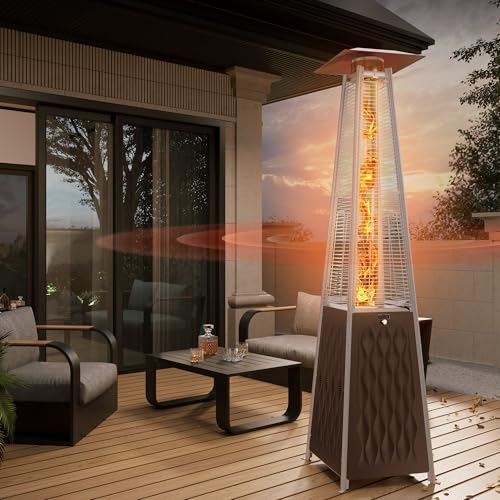 EAST OAK Pyramid Patio Heater Bronze