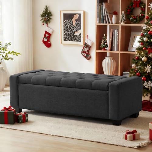 Huatean Home 48" Storage Ottoman Bench
