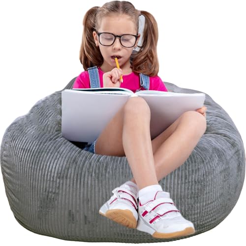 Soft Faux Fur Bean Bag Chair for Kids