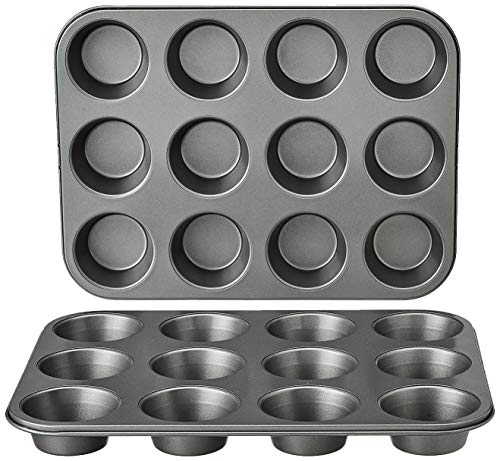 Amazon Basics 12-Cup Nonstick Muffin Pan Set