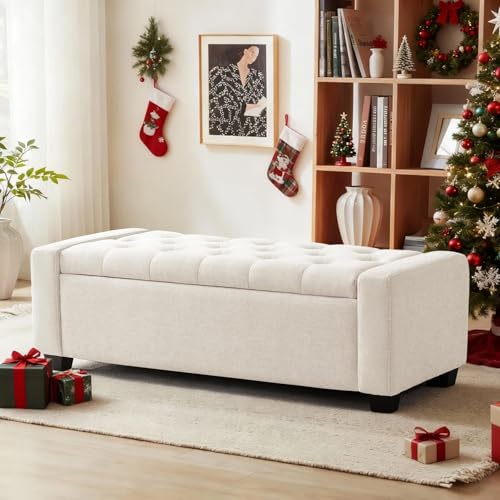 Huatean Home 48" Storage Ottoman Bench