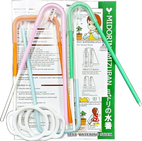 Richson Self Watering Stick DB,Two Weeks Self Watering Tool for Bonsai Trees,4pcs/Pack