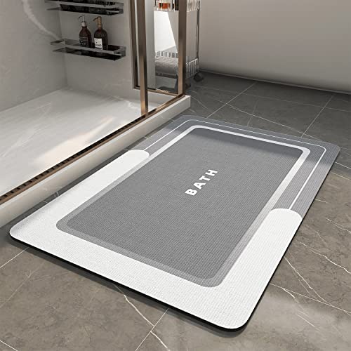 MontVoo-Bath Mat-Bathroom Mat Rug Non Slip Super Absorbent Stain Resistant Quick Dry Thin Bath Rug-Bath Mats for Bathroom Floor Bathtub Vanity-Bathmat Bath Rug Easy Care-17