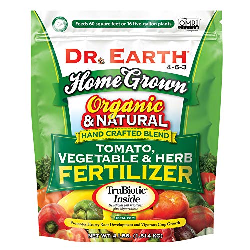 Dr. Earth Home Grown Organic Tomato, Vegetable & Herb Fertilizer - 4lb