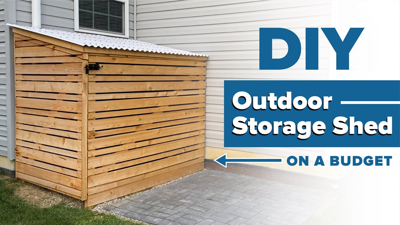 Diy Outdoor Storage Ideas: Creative Solutions to Maximize Space
